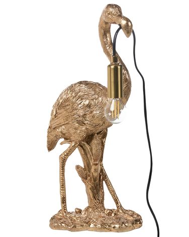 Lampe à poser Flamand rose VICE Doré