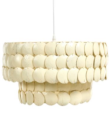 Lustre KOTMALE Coquille de noix de coco Beige clair