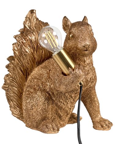 Lampe à poser Écureuil PINOLI Doré