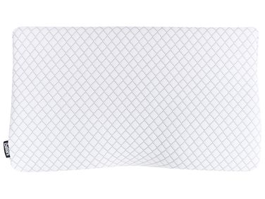 Oreiller ELGON Bas Mémoire de forme 30 x 50 cm Blanc