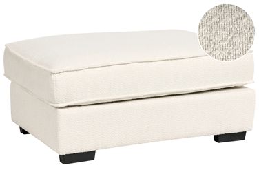 Ottoman KOLDING Bouclé Beige clair