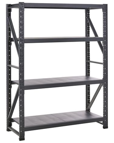 Garage Shelving FIUGGI Metal 200 cm 150 cm Black