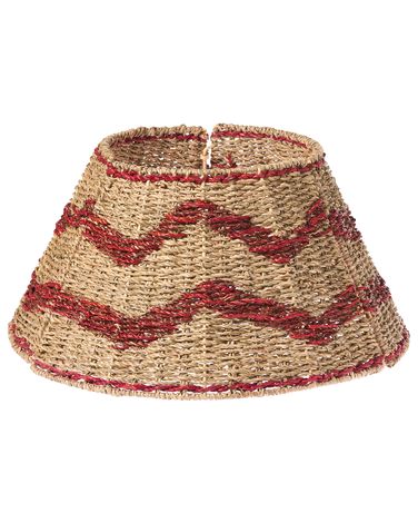 Kerstboomrok HIVER Zeegras Rood 43 cm