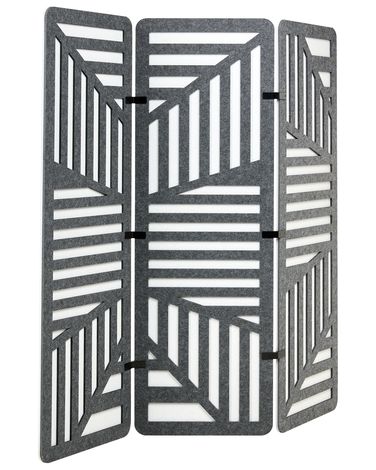 Séparateur de bureau FUTURA 180 x 180 cm Gris foncé