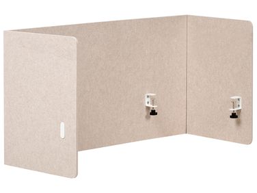 Cloison amovible de bureau SOLOA 210 x 61 cm Beige
