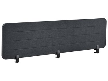 Cloison amovible de bureau ZIGGY 180 x 40 cm Gris foncé