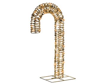 Buitendecoratie LED NORRESO Zuurstok 74 cm Goud