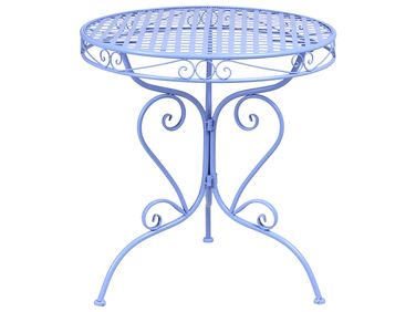 Bistro Table ALBINIA 70 cm 70 cm Metal Blue