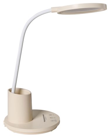 Lampe de bureau LED VELA Avec variateur Beige clair