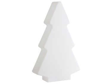 Lampadaire d'extérieur LED FINNAN Arbre de Noël 83 cm Blanc