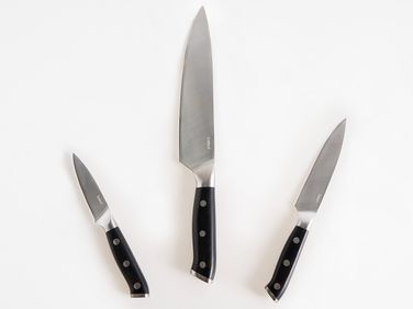 Lot de 3 couteaux IKEDA Noir