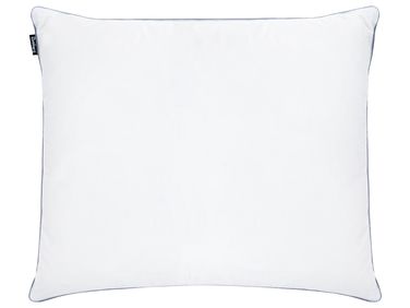 Hoofdkussen met 3 compartimenten TEIDE Laag Eendenveren en eendendons 50 x 60 cm Wit