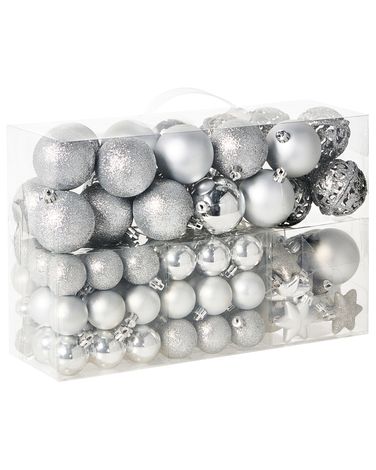 Lot de 102 boules BANDAK Argenté