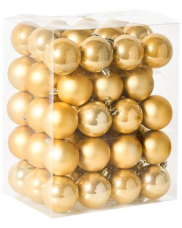 Set van 60 kerstballen FEGEN Goud
