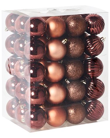 Lot de 60 boules ISOJARVI Marron