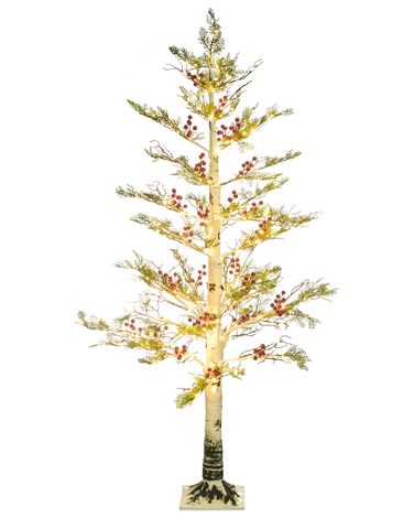 Buitendecoratie LED VASSLEN Kerstboom 160 cm Wit