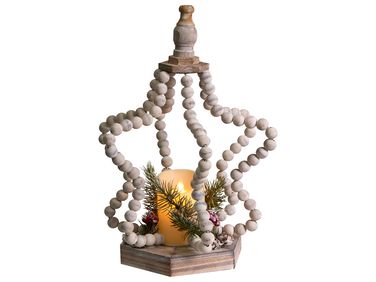 Kerstdecoratie LED PATARI Ster 42 cm Lichtbruin