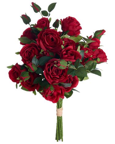 Kunstbloemenboeket BOIRO 65 cm Rood