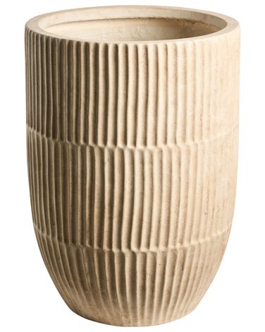 Plant Pot POROS 36 cm Light Beige