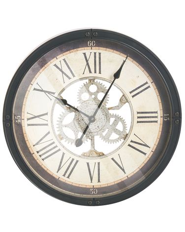 Horloge murale BORNOS 50 cm Noir