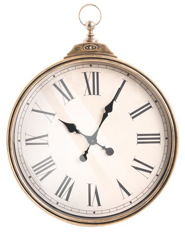 Horloge murale GANDIA 40 cm Doré