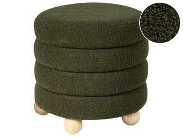 Poef CHILLY Bouclé Groen