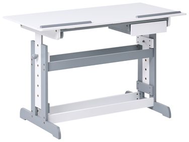 Handmatig verstelbaar sta-bureau NANNUP Wit 110 cm 53 cm
