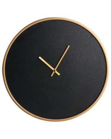 Horloge murale LUCENS 40 cm Noir