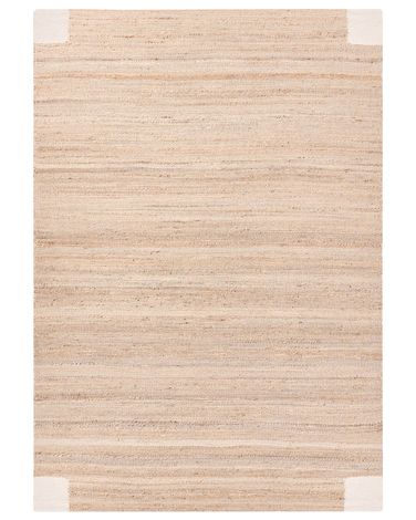 Rug AMRAVATI Light Beige 160 x 230 cm Jute