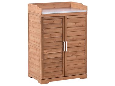 Oppottafel TEREVILLE Dennenhout 100 cm 67 cm Bruin