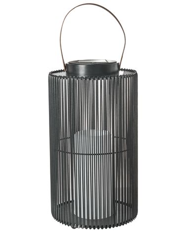 Lanterne à énergie solaire MACHILI 53 cm Noir