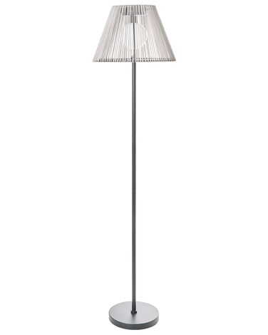 Lampadaire solaire d'extérieur à LED LUETE Gris