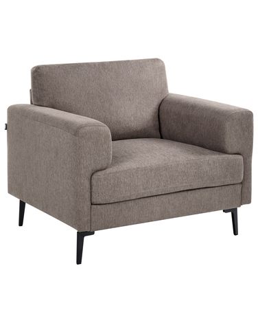 Fauteuil LOUSTO Stof Bruin