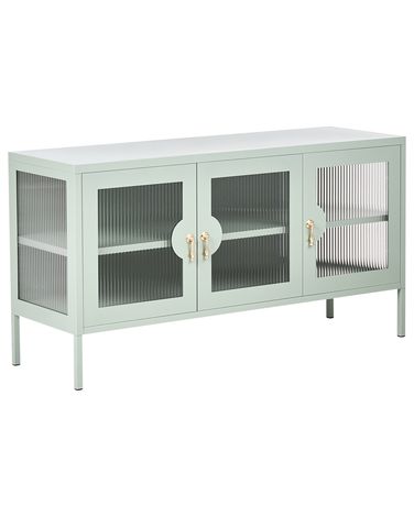 Dressoir met 3 deuren GLEORA Metaal Mintgroen