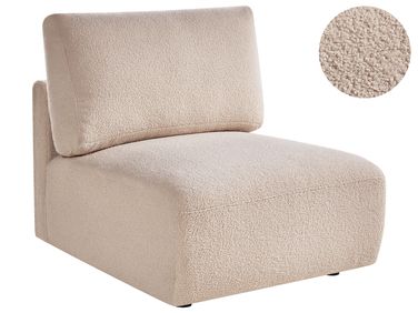 Module fauteuil MESNALI Bouclé Beige