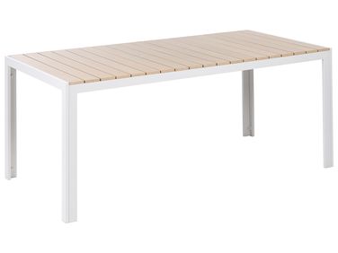 Outdoor Dining Table for 8 COMO 184 cm 90 cm Beige