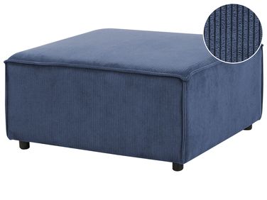 Ottomaan ARDAL Corduroy Donkerblauw