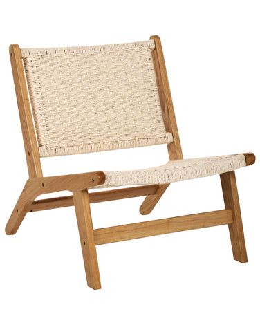 Fauteuil VILLAZ Hout Bruin