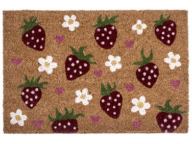 Paillasson SHAININ Multicolore 40 x 60 cm Fibre de coco