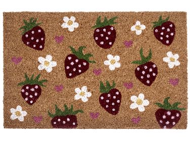 Paillasson SHAININ Multicolore 50 x 80 cm Fibre de coco