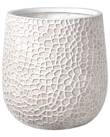 Cache-pot QIYUN 41 cm Beige clair