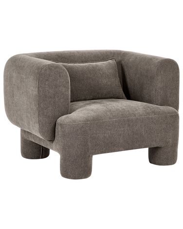 Fauteuil HOGBO Stof Bruin