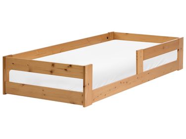 Lit d'enfant Bois de pin PRIMELLES 90 x 200 cm Marron