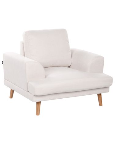 Fauteuil KILDAL Stof Lichtbeige
