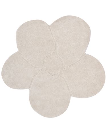 Rug KOKKINI Light Beige ø 140 cm Wool