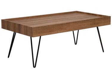Salontafel WELTON Donkerbruin