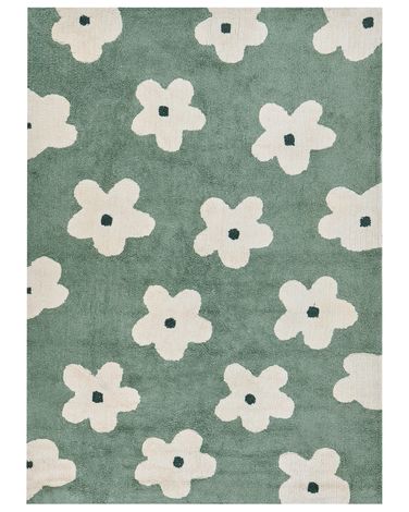 Kindervloerkleed MOKHVA Groen 160 x 230 cm Katoen