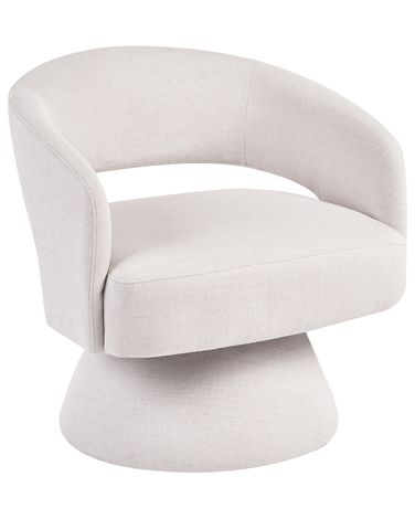 Fauteuil pivotant EIDAL Blanc cassé