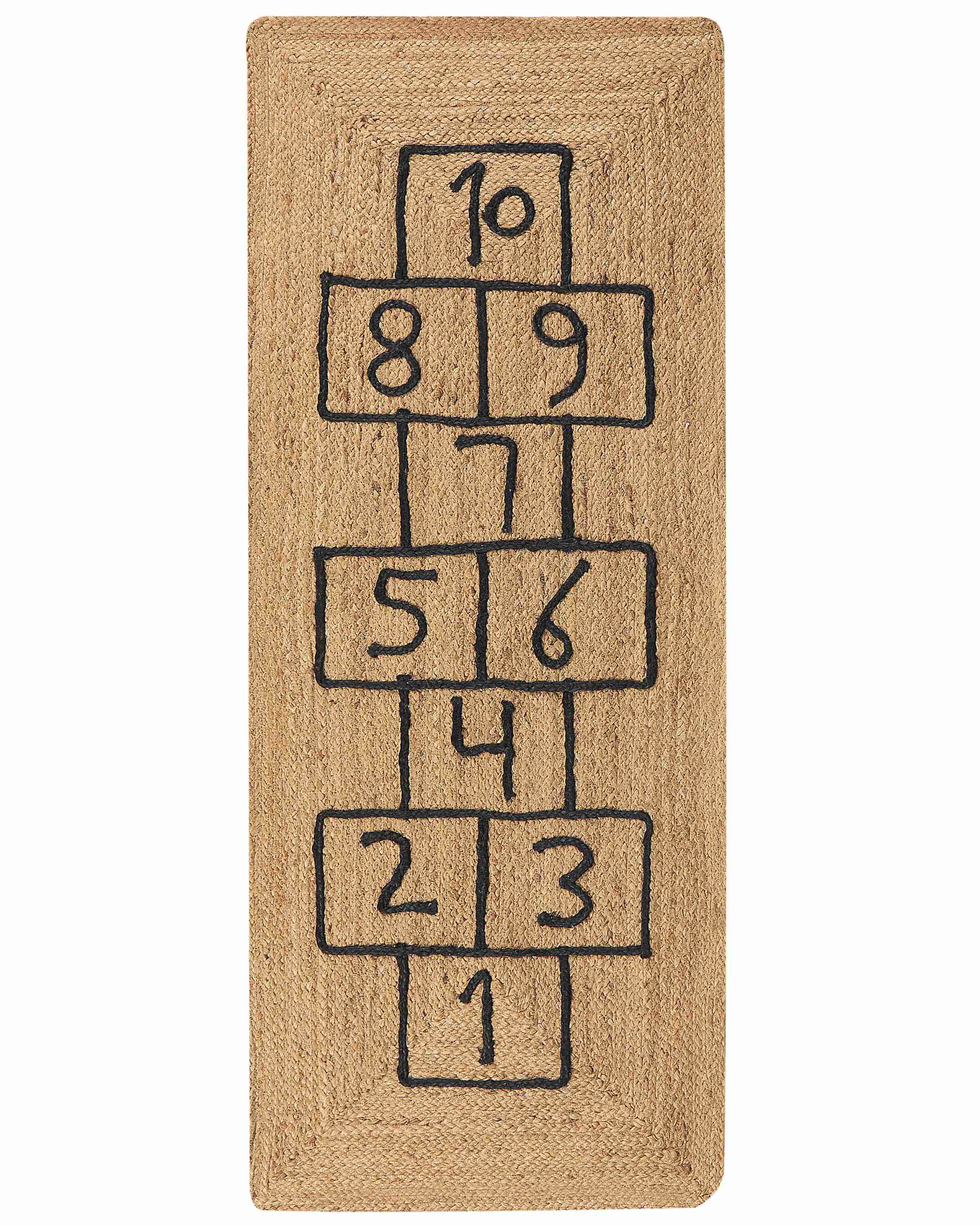 Kids Rug TAVASA Natural 150 x 60 cm Jute