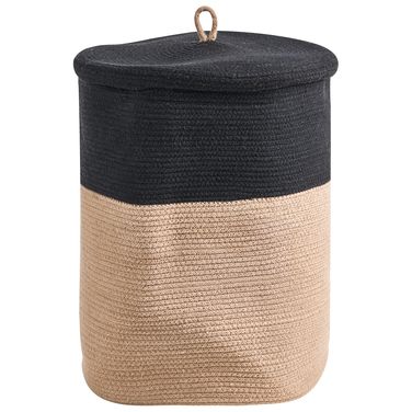 Panier SILOPI Coton Noir/beige